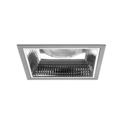 BRUMBERG Apollo Maxi facettiert, eckig, 4.000 K, silber