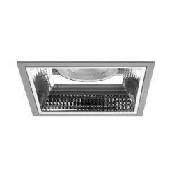 BRUMBERG Apollo Mega facettiert, eckig, DALI, 3500K, silber