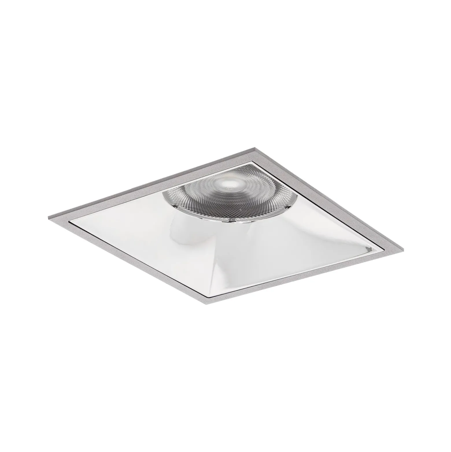 BRUMBERG Apollo Mega, glatt, eckig, 4.000 K, silber