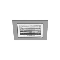 BRUMBERG Apollo Micro facettiert, eckig, DALI, 4000 K silber