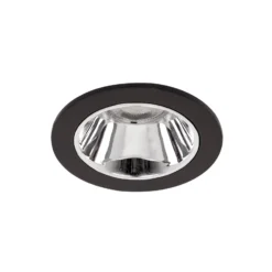 BRUMBERG Apollo Micro, glatt, rund, 3.000 K, schwarz