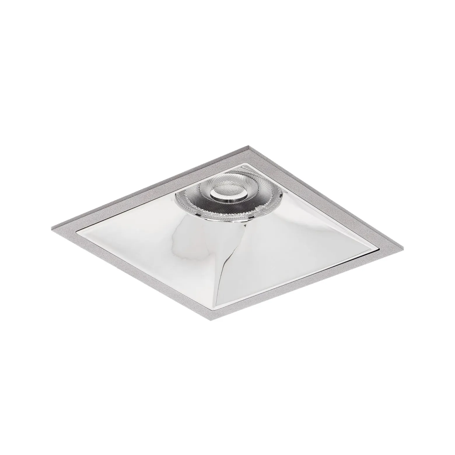 BRUMBERG Apollo Midi, Reflektor glatt, eckig, 4.000 K silber