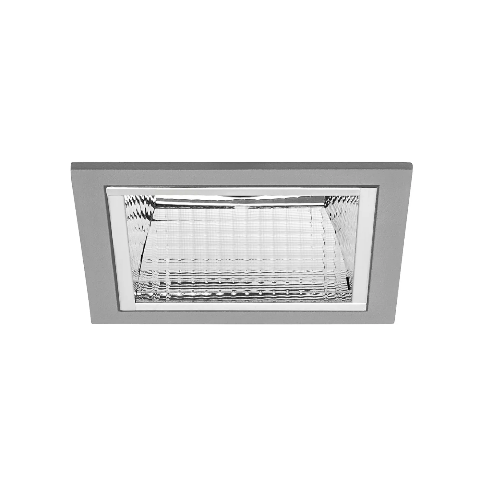 BRUMBERG Apollo Mini facettiert DALI, eckig, 3.000 K, silber