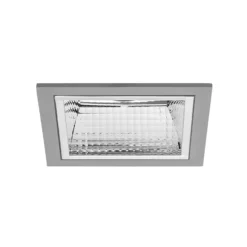 BRUMBERG Apollo Mini facettiert DALI, eckig, 3.500 K, silber