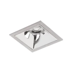 BRUMBERG Apollo Mini, glatt, eckig, DALI, 4.000 K, silber