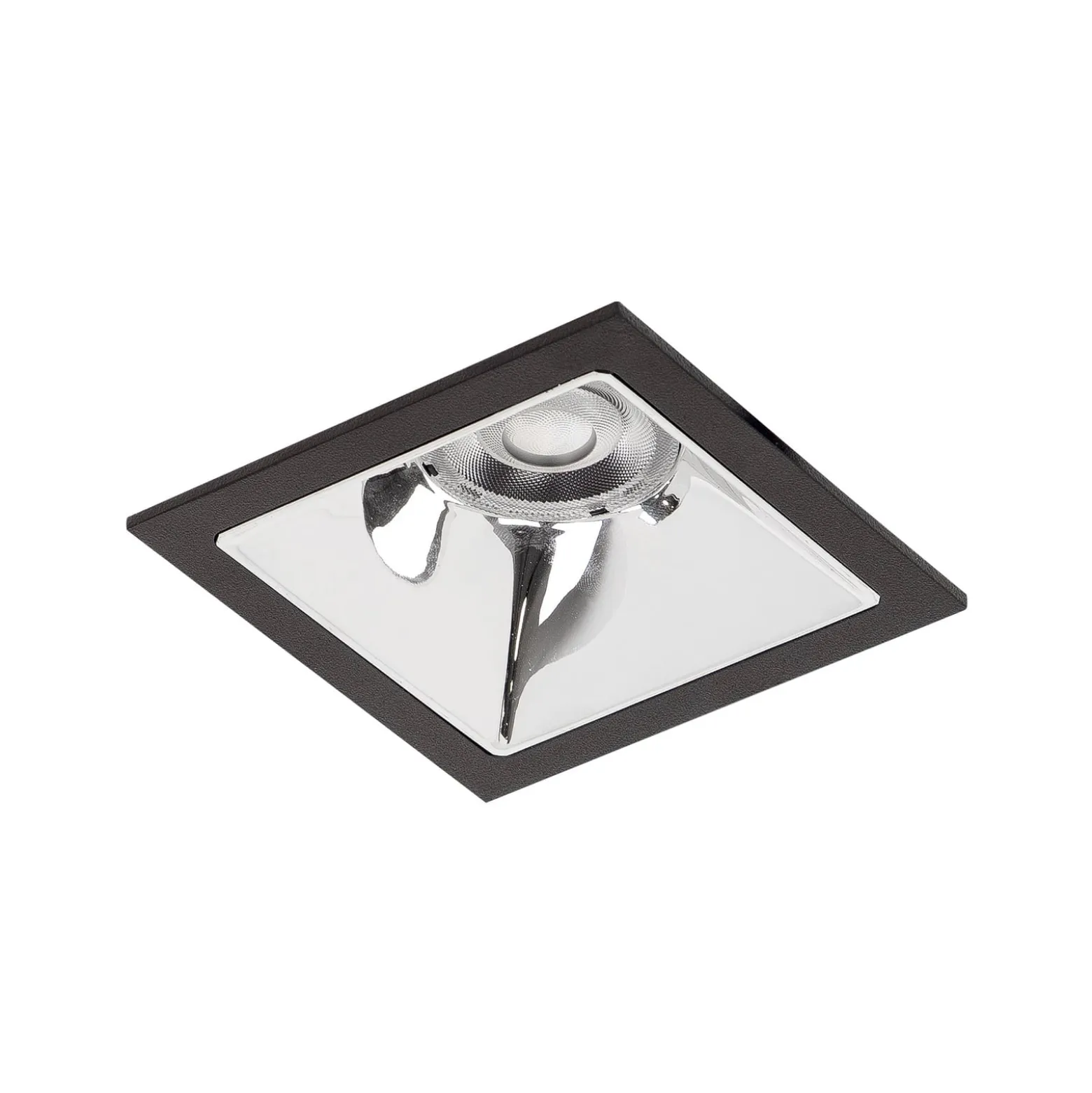 BRUMBERG Apollo Mini Reflektor glatt, eckig, 3500 K, schwarz