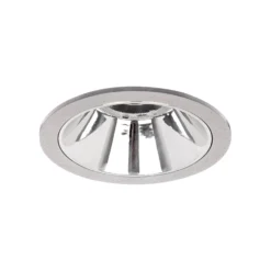 BRUMBERG Apollo Mini, Reflektor glatt, rund, 3.000 K, silber