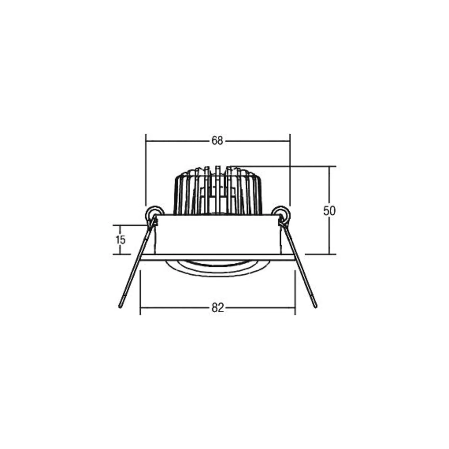 BRUMBERG BB18 dim2wam RC Anschlussbox alu matt