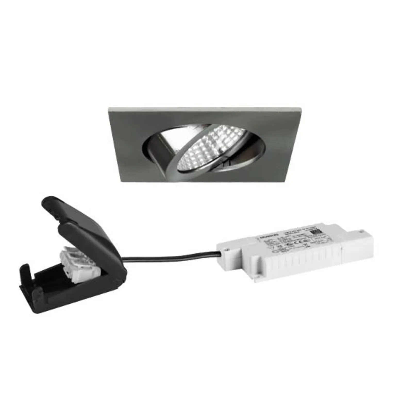BRUMBERG BB05 Einbau RC Anschlussbox nickel matt