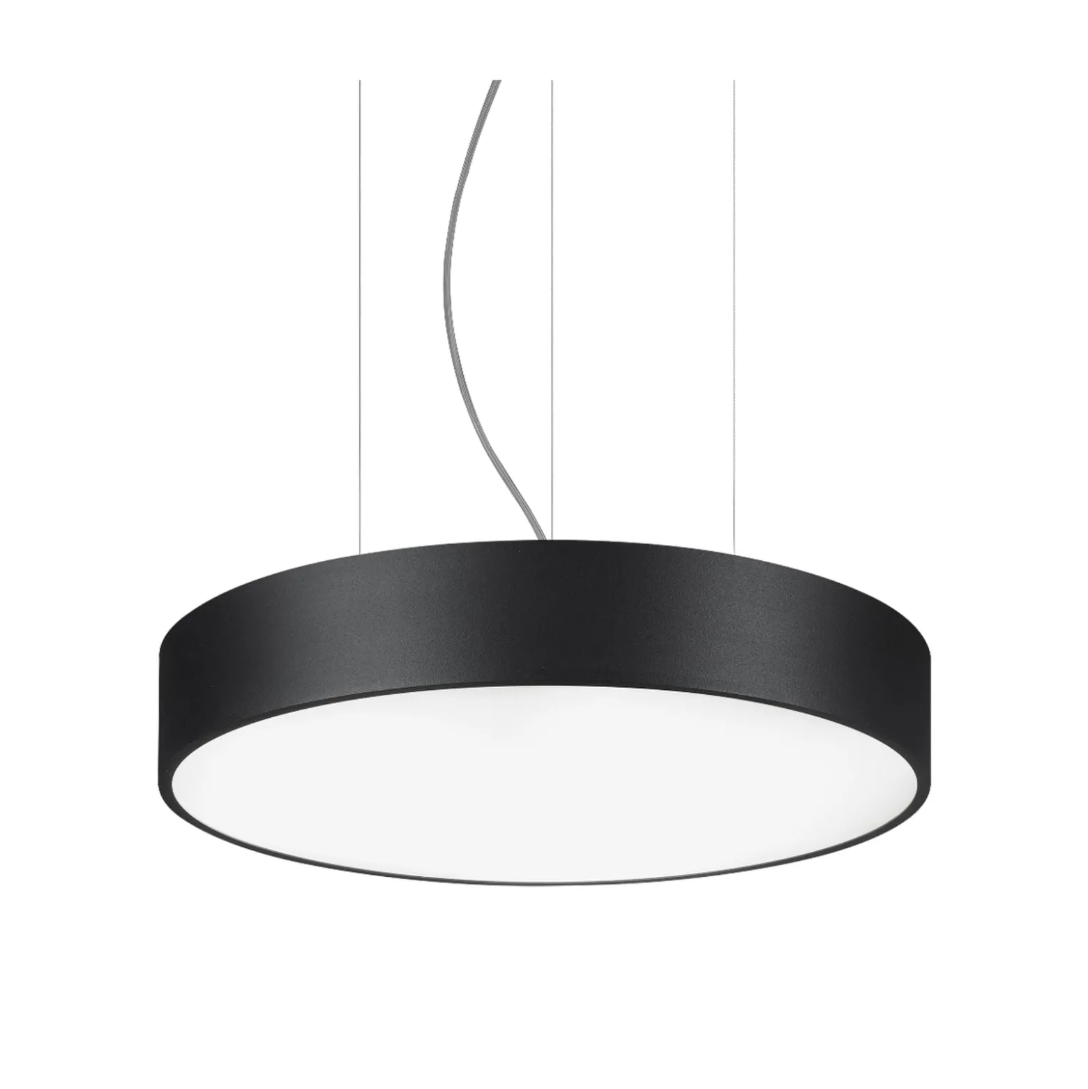 BRUMBERG Biro Circle direkt Ø 75 cm, on/off, schwarz, 3000 K