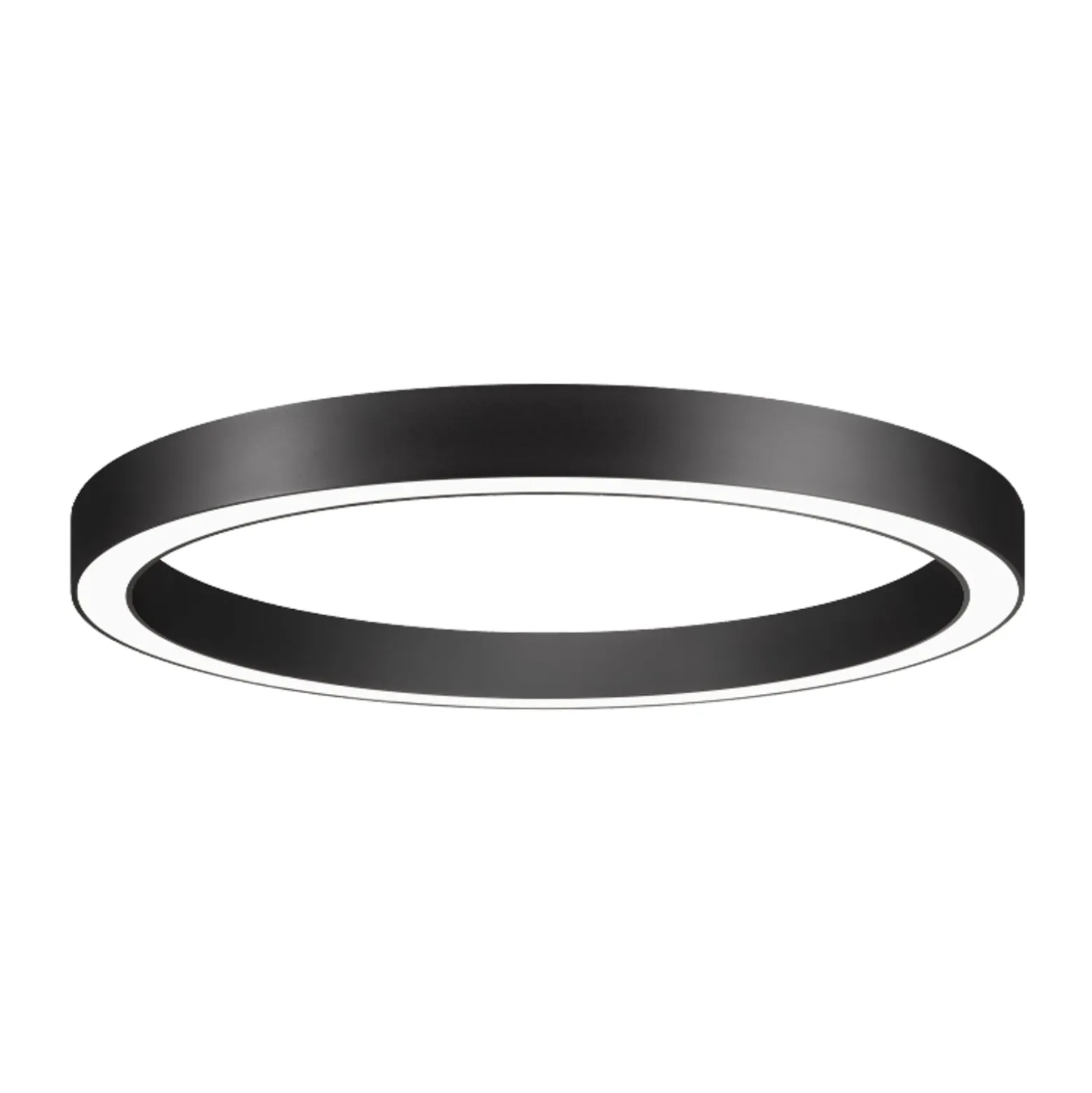 BRUMBERG Biro Circle Ring Ø 60cm, 40 W, on/off, schwarz, 840