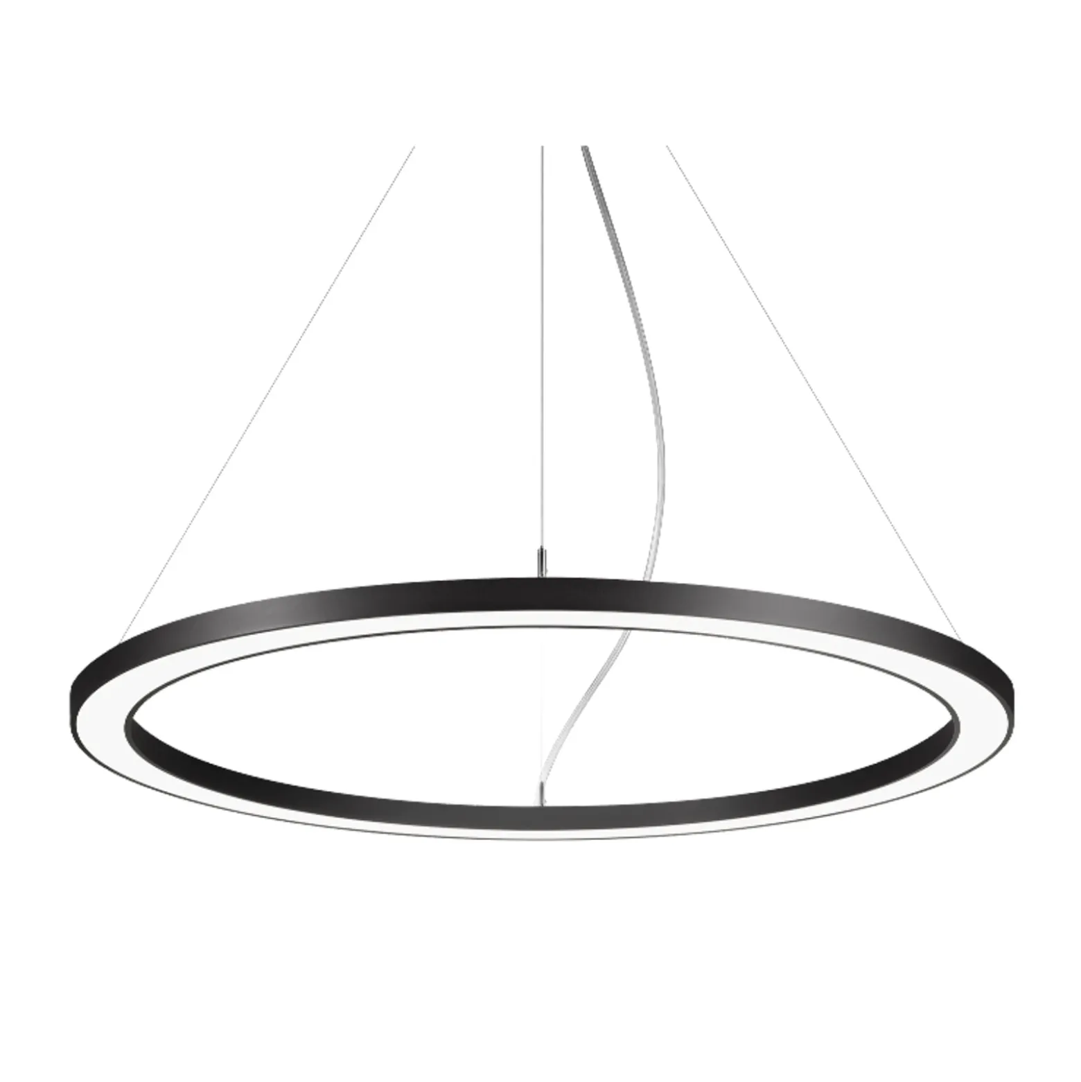 BRUMBERG Biro Circle Ring3,5 direkt 45cm on/off schwarz 830