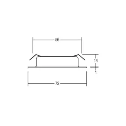 BRUMBERG LED-Einbaudownlight BB17, on/off, weiß
