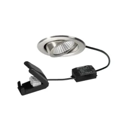 BRUMBERG LED-Einbauspot BB09 on/off, Anschlussbox, edelstahl