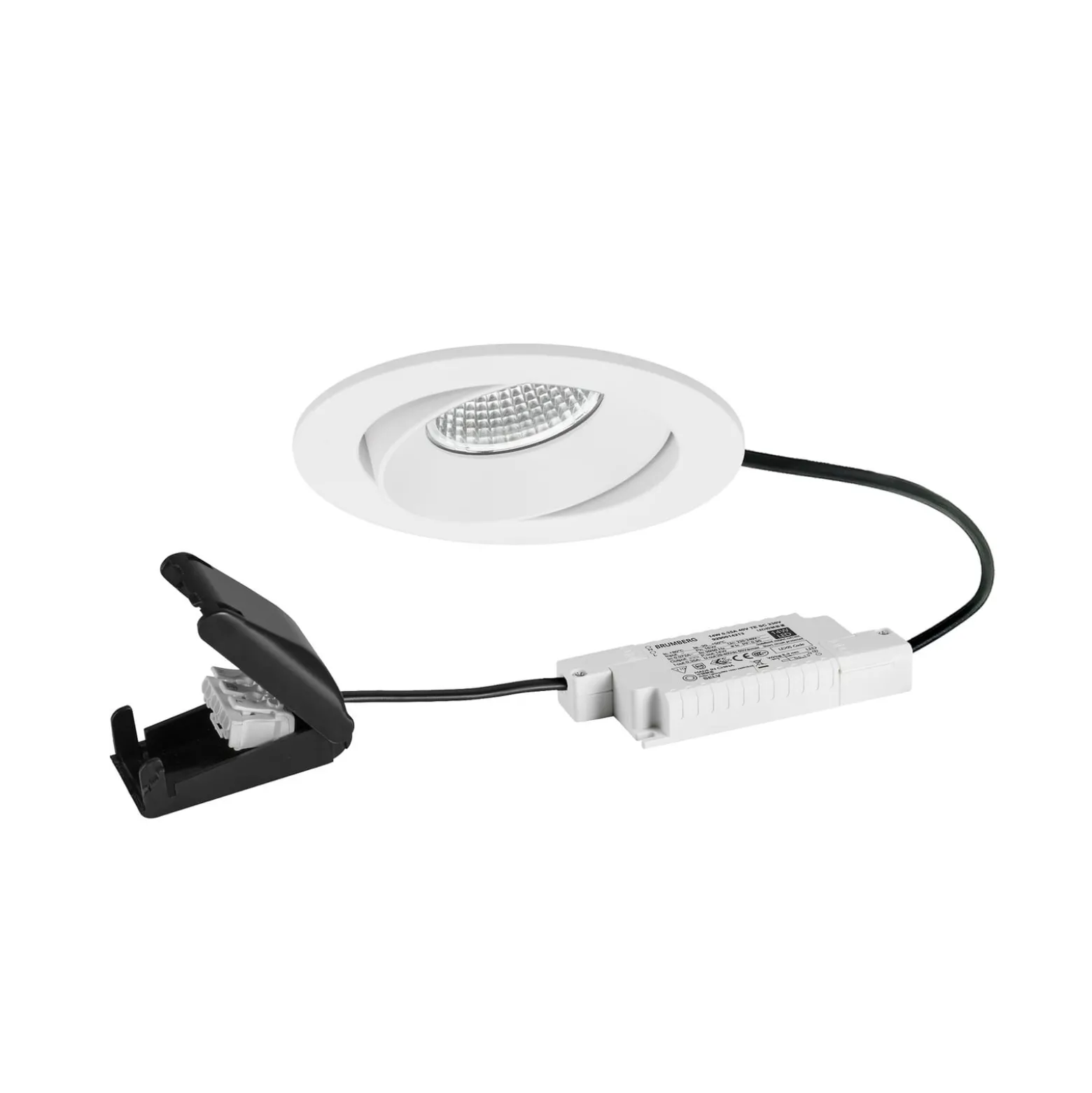 BRUMBERG LED-Einbauspot BB35 RC Anschlussbox strukturweiß