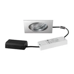 BRUMBERG LED-Einbauspot Tirrel-S DALI Anschlussbox, alu matt