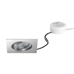 BRUMBERG LED-Einbauspot Tirrel-S, RC, Treiber rund, alu matt