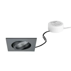 BRUMBERG LED-Einbauspot Tirrel-S, RC Treiber rund titan matt