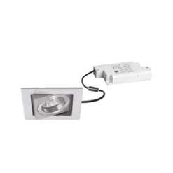 BRUMBERG LED-Einbaustrahler Abran, alu matt, RC, schwenkbar