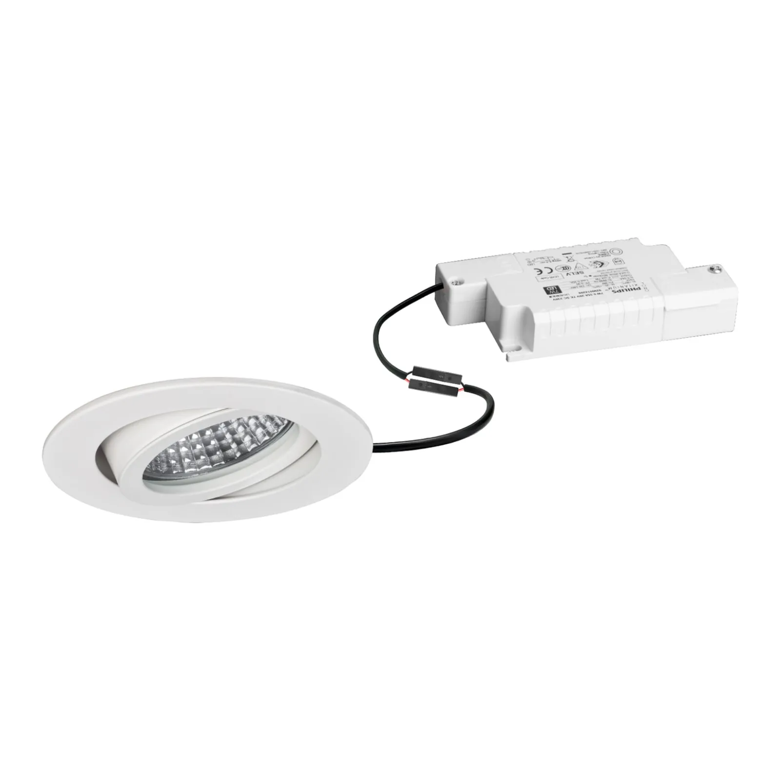 BRUMBERG LED-Einbaustrahler Tirrel-R, RC-dimmbar, weiß matt