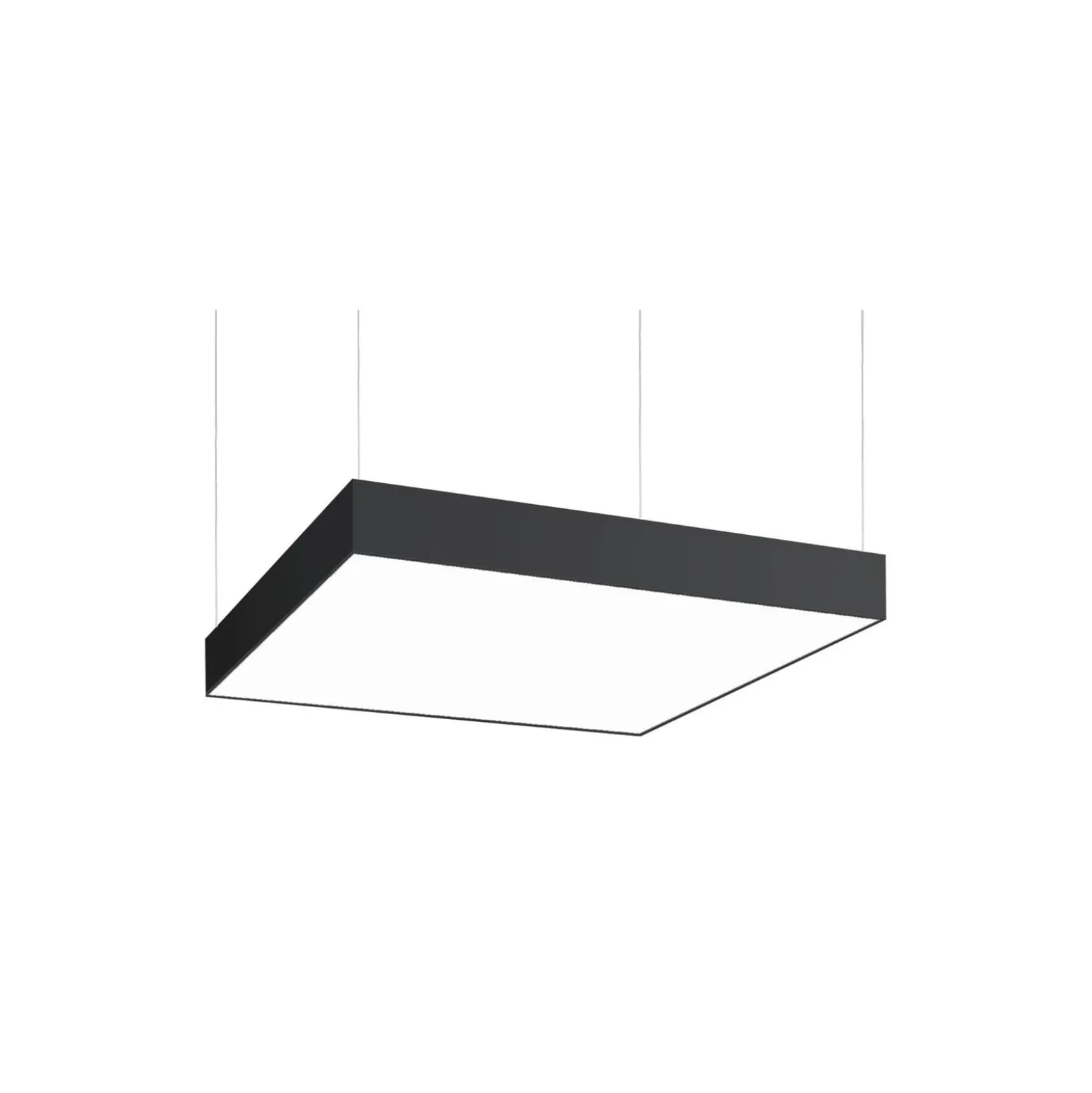 BRUMBERG LED-Hängeleuchte Biro Square on/off, schwarz, 3000K