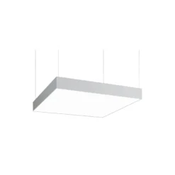 BRUMBERG LED-Pendel Biro Square, DALI dimmbar, silber, 4000K