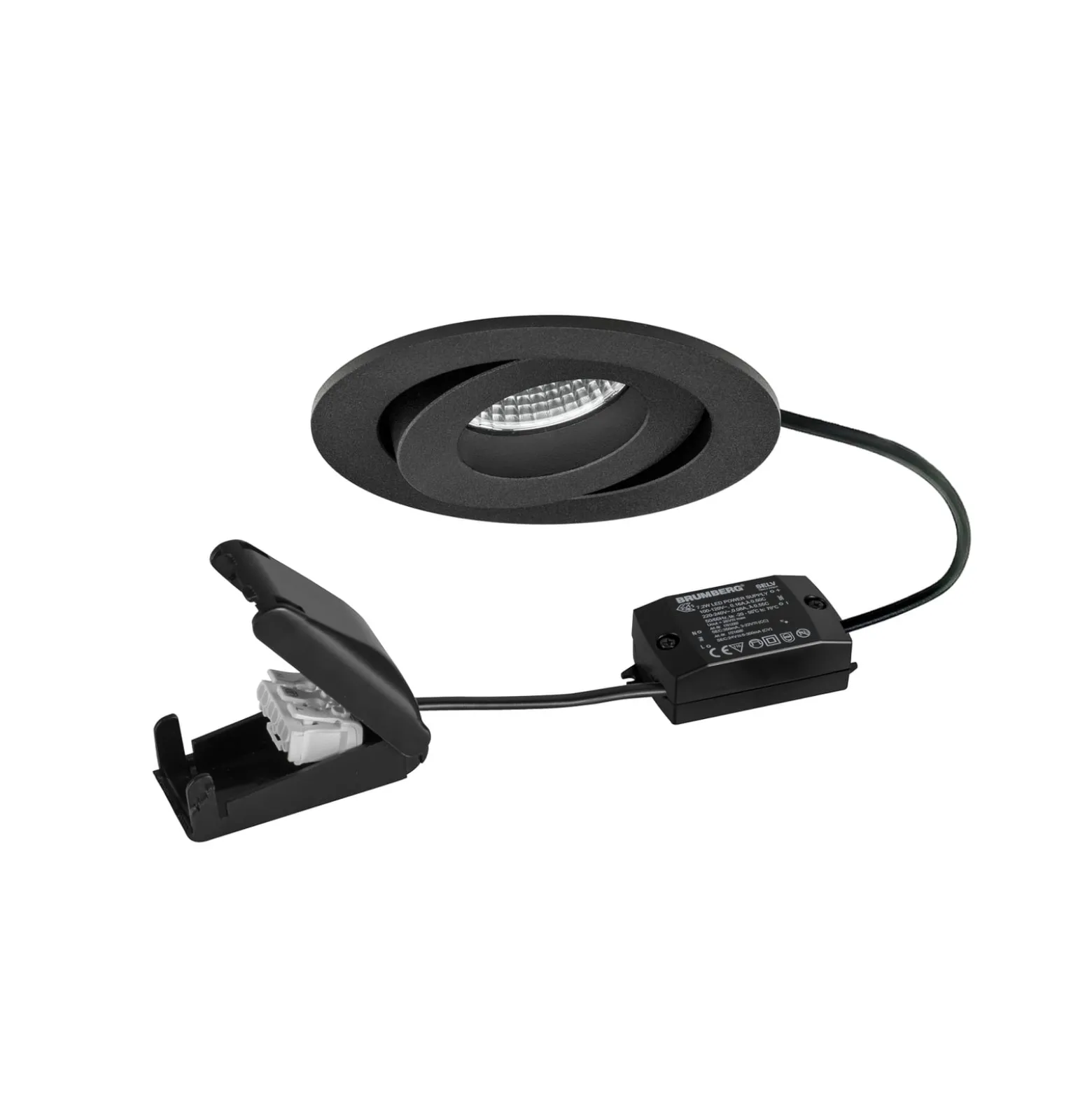 BRUMBERG LED-Spot BB33 on/off Anschlussbox strukturschwarz