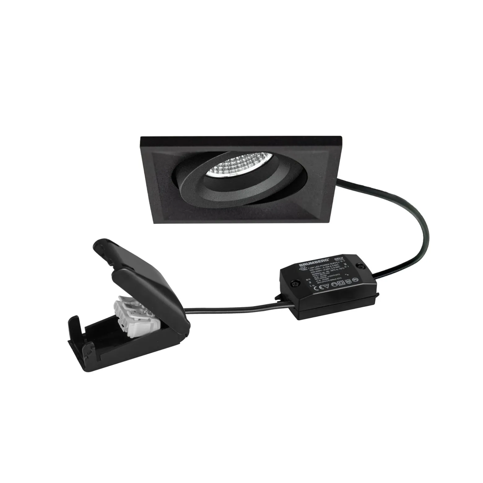 BRUMBERG LED-Spot BB37 on/off Anschlussbox strukturschwarz