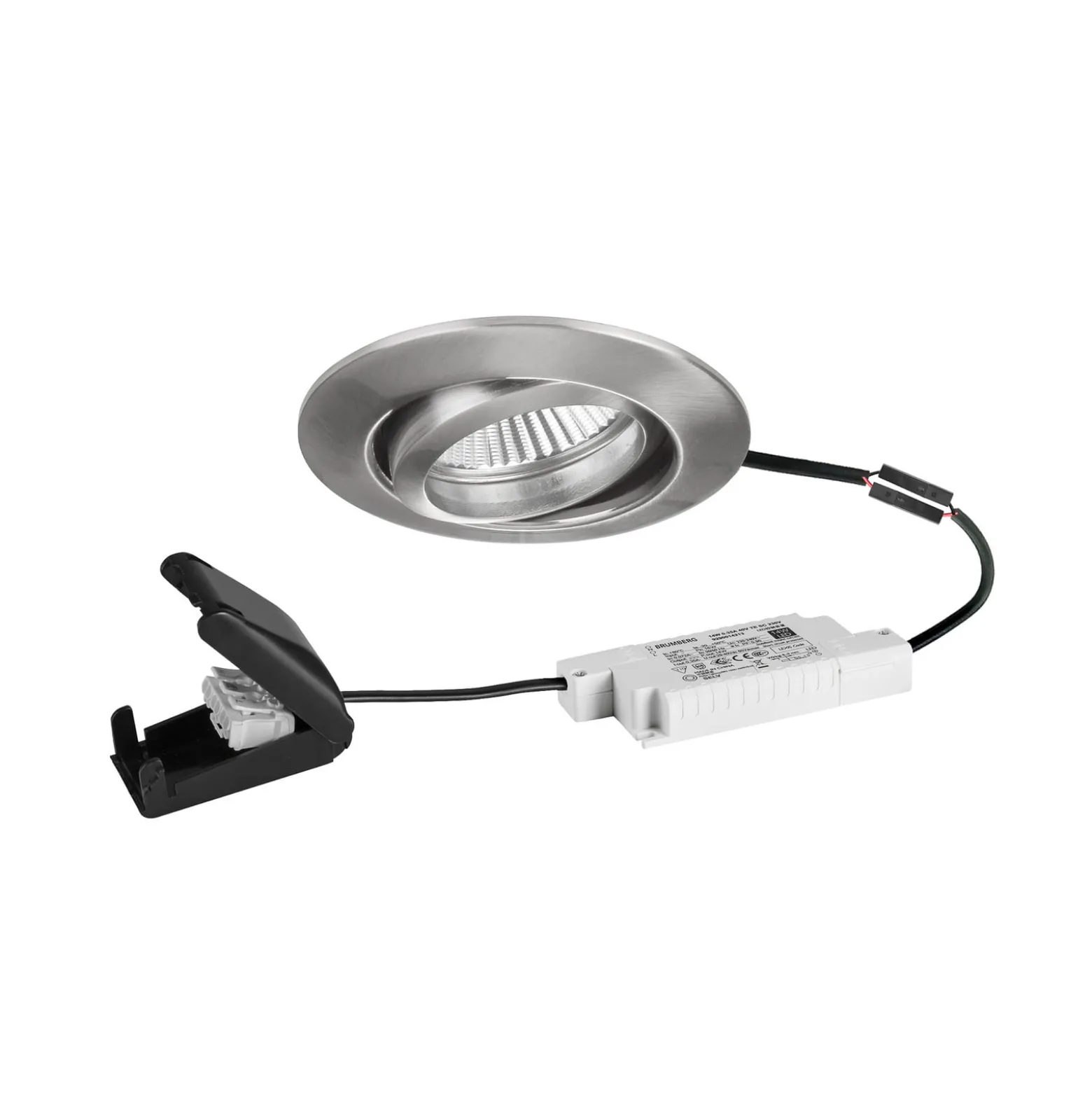 BRUMBERG Spot BB13 dim2warm RC-dim Anschlussbox, nickel matt