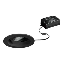 BRUMBERG Tirrel deep LED-Einbauspot on/off 830 rund, schwarz