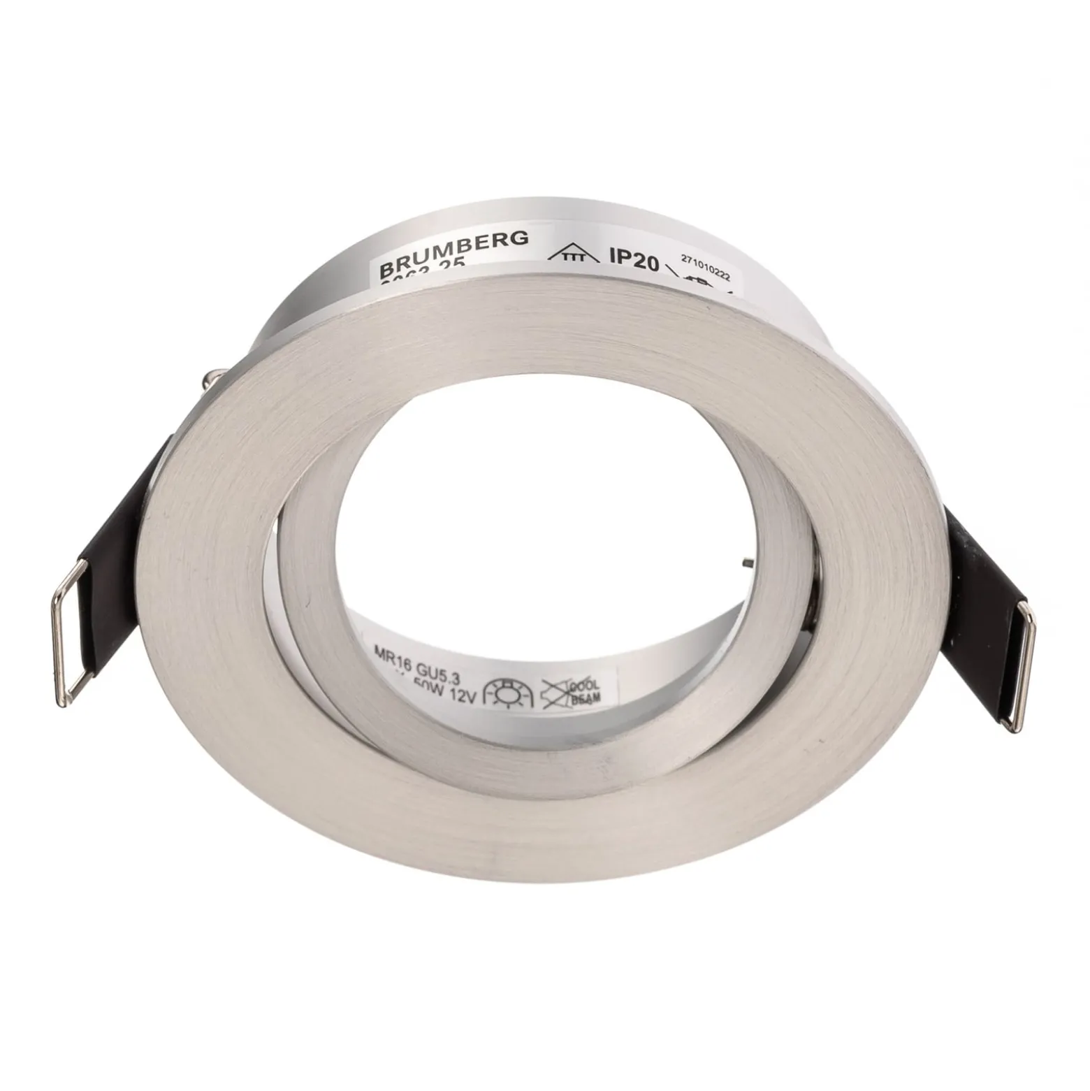 BRUMBERG Tirrel R Decken-Einbaustrahler rund aluminium