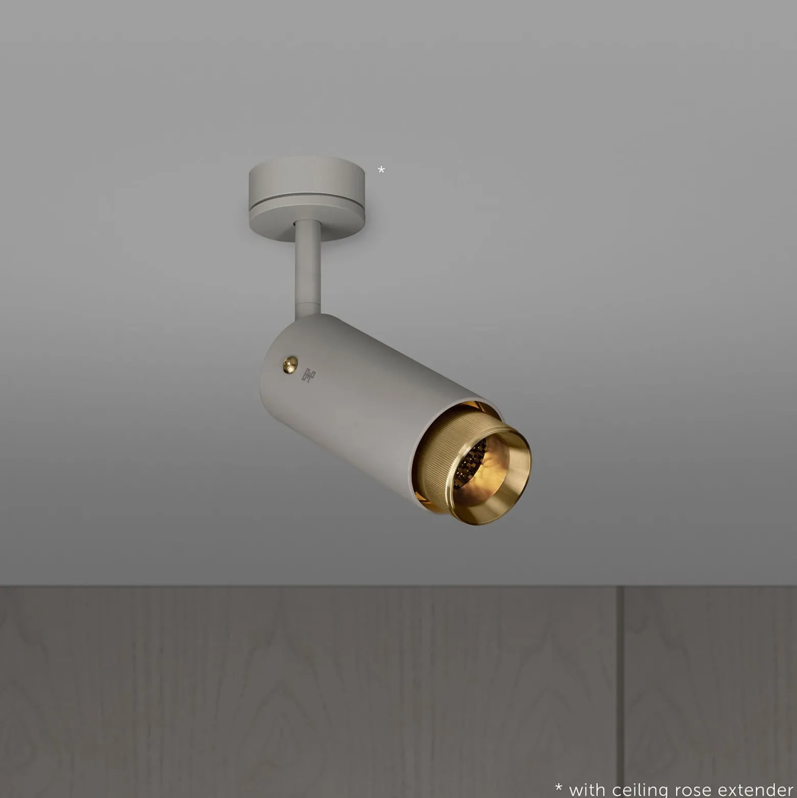 Buster + Punch Exhaust Spot flex grau/messing