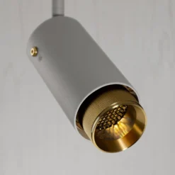 Buster + Punch Exhaust Spot flex grau/messing