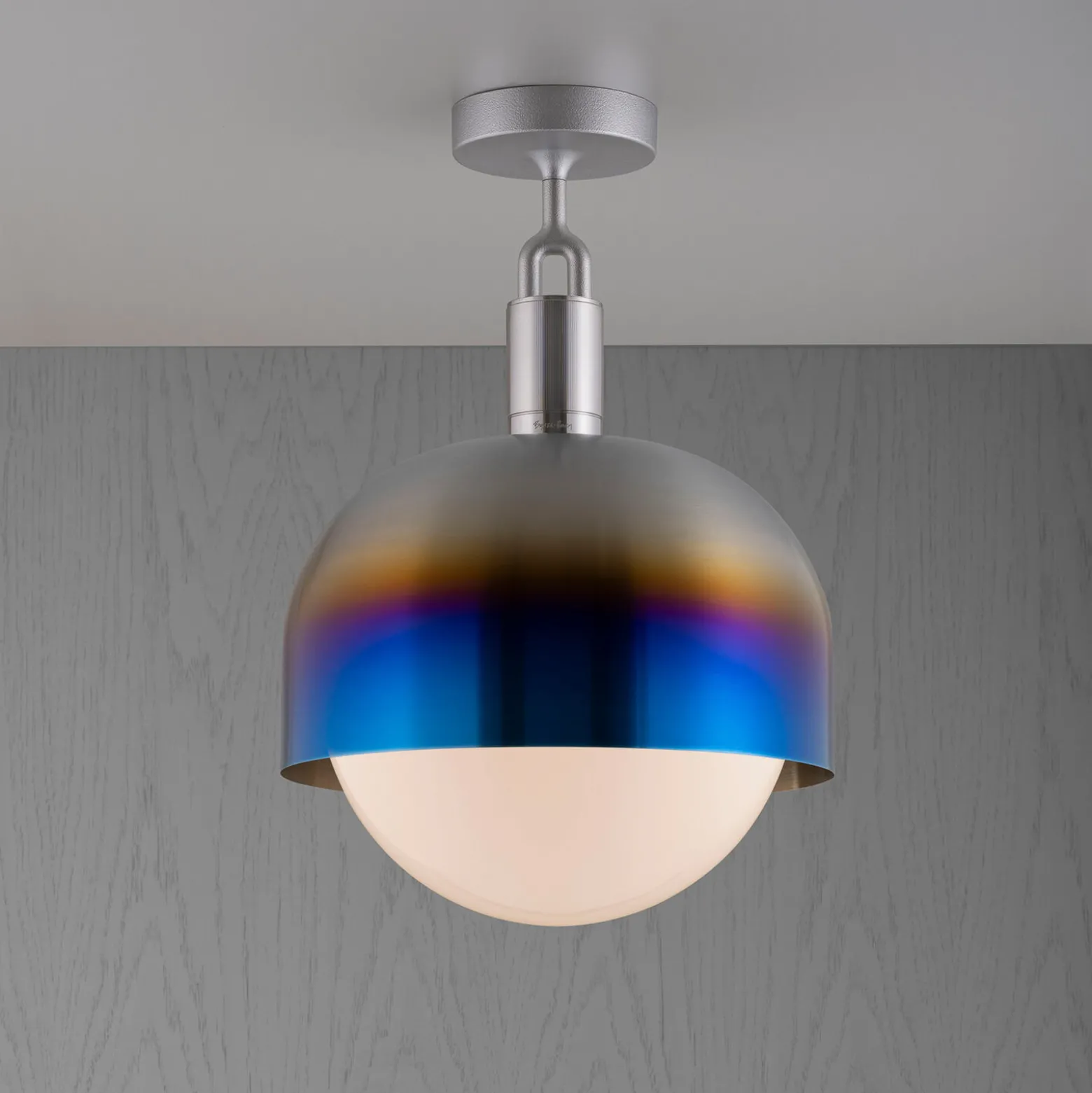 Buster + Punch Forked Decke Stahl burnt/opal Ø34cm