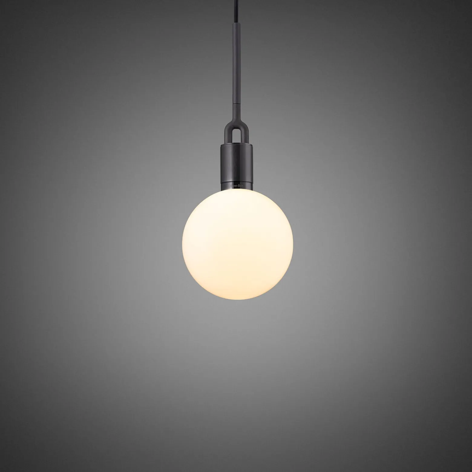 Buster + Punch Forked Pendel Ø 20 cm gunmetal/opal