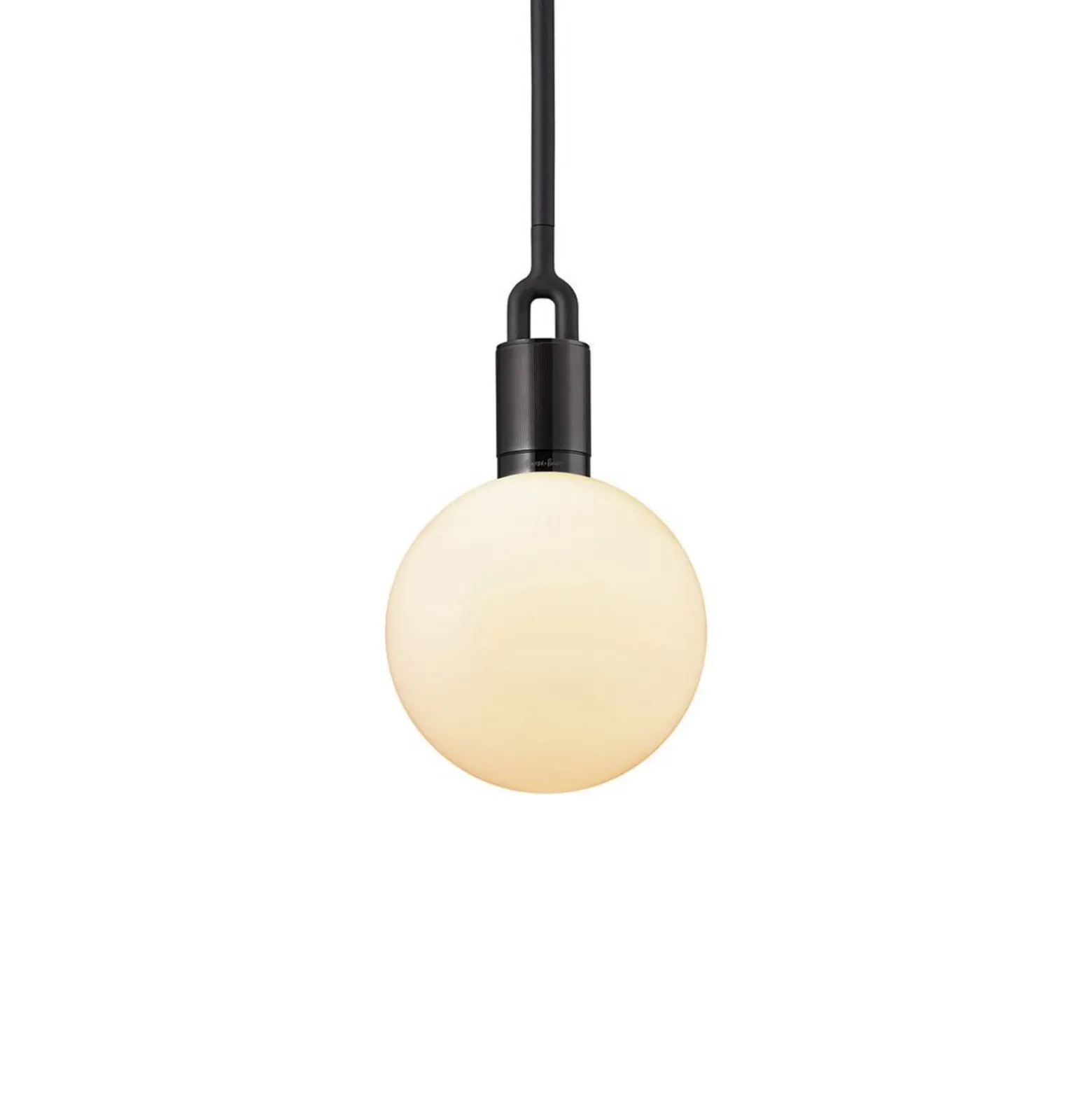 Buster + Punch Forked Pendel Ø 20 cm gunmetal/opal
