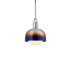 Buster + Punch Forked Stahl burnt/Opalglas Ø 25cm