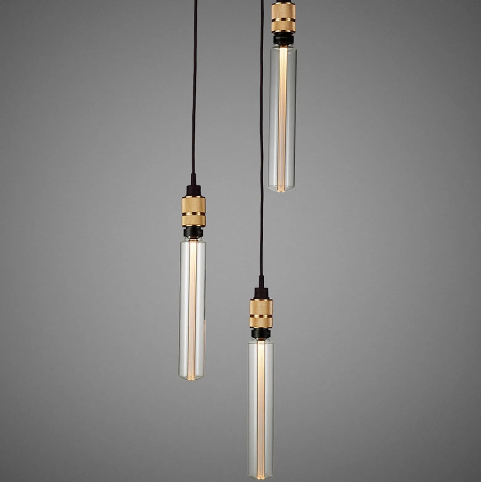 Buster + Punch Hooked 3.0 nude Pendellampe messing