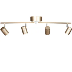 By Rydéns Correct Deckenstrahler 4fl gold matt
