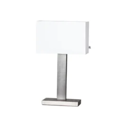 By Rydéns Prime Tischlampe Höhe 47cm nickel/weiß