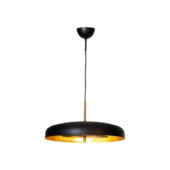 By Rydéns Shelby Hängelampe schwarz/innen gold