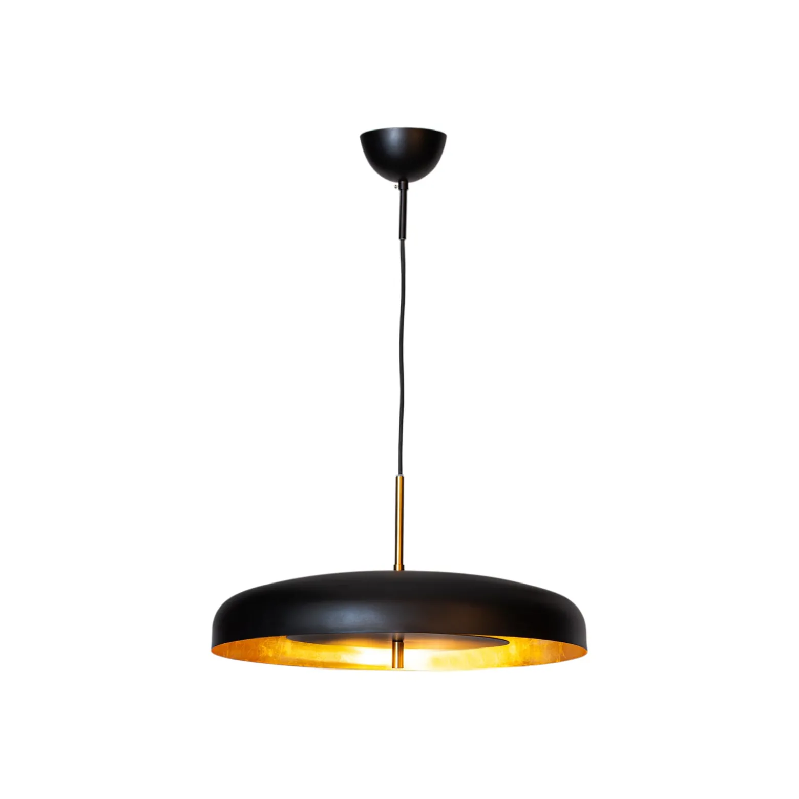 By Rydéns Shelby Hängelampe schwarz/innen gold