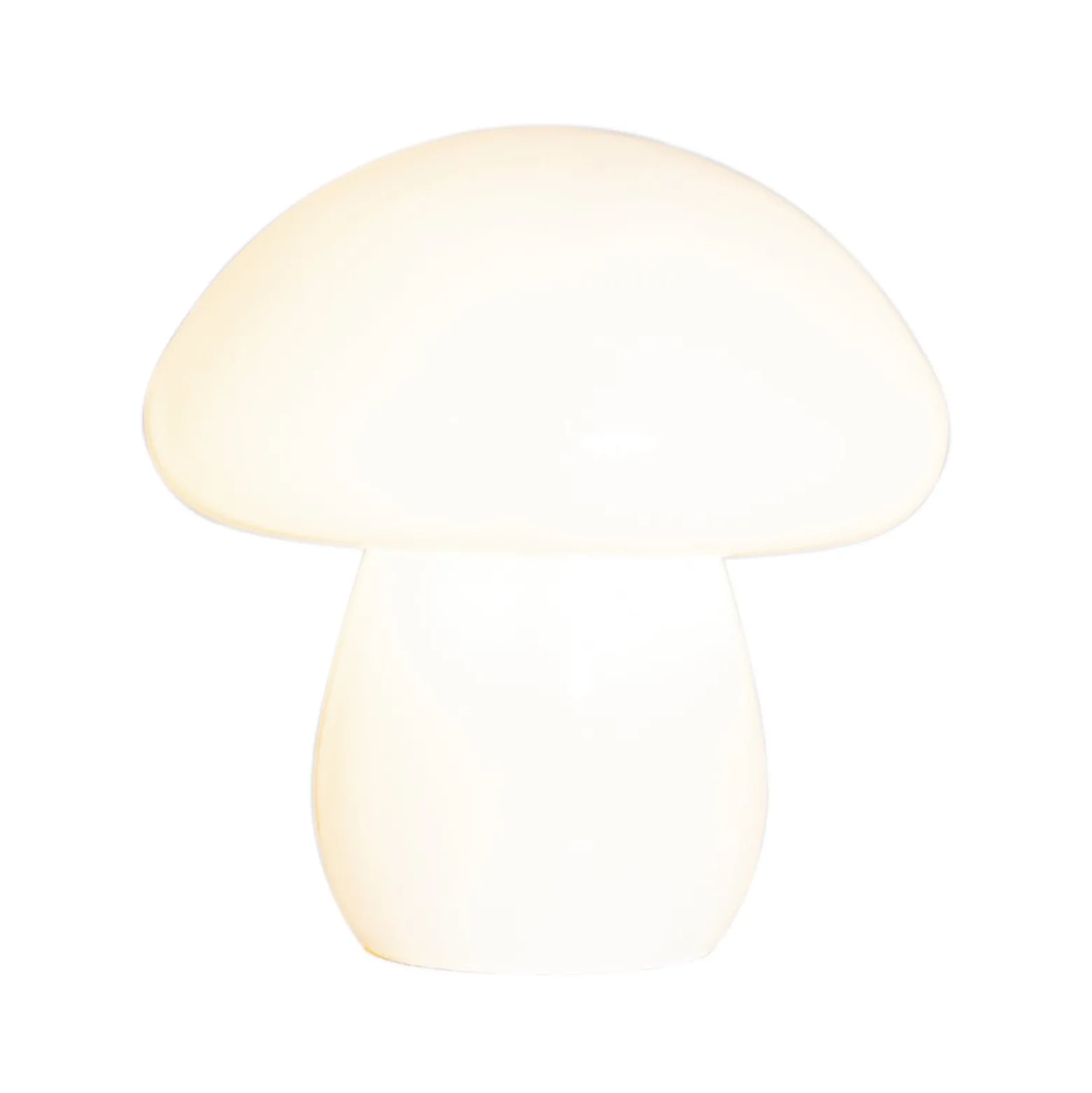 By Rydéns Tischleuchte Mira Mushroom, weiß, Glas, Höhe 30 cm
