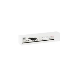Calex Retro Pendelleuchte, eckig, 3-flg., schwarz
