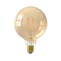 Calex Smart E27 G125 7W LED-Filament 806lm gold