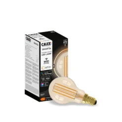 Calex Smart E14 P45 4,5W 1800-3000K dimm gold 2er
