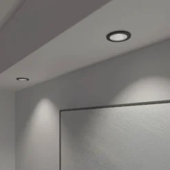 Calex Smart Halo Einbau-Downlight CCT RGB schwarz