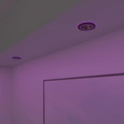 Calex Smart Halo Einbau-Downlight CCT RGB schwarz