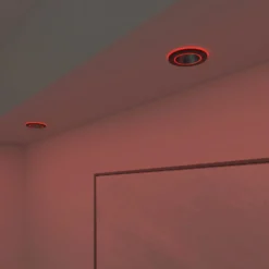 Calex Smart Halo Einbau-Downlight CCT RGB schwarz