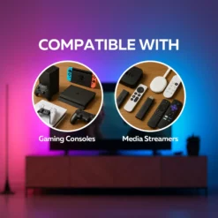 Calex Smart HDMI Sync Box Set mit LED-Streifen, 250 cm, RGBW